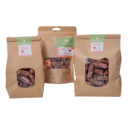 Bio-Putenwürstchen | Naturfutter Leckerli
