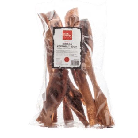 Rinderkopfhaut 30cm | Naturfutter Kausnack