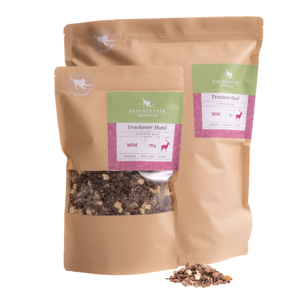 Trockener Hund Wild Men Naturfutter Trocken-BARF < Naturfutter.de <