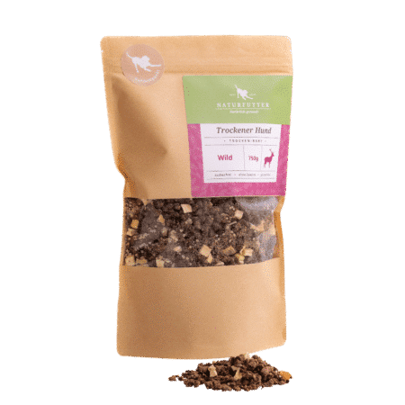 Trockener Hund Wild Menü - Naturfutter Trocken-BARF