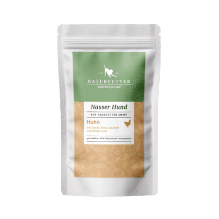 Nasser Hund Bio-Huhn - Naturfutter Nassfutter