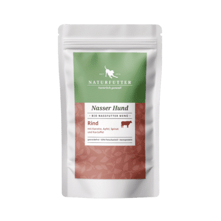 Nasser Hund Bio-Rind - Naturfutter Nassfutter