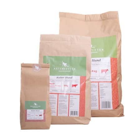 Kalter Hund Rind mit Hirse, Rote Beete & Kräutern