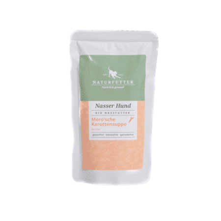 Morosche Karottensuppe ohne Huhn - Naturfutter Nassfutter