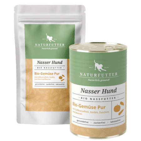 Nasser Hund Bio-Gemüse Pur | Naturfutter Nassfutter