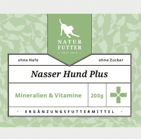 Nasser Hund Plus - Naturfutter Nahrungsergänzung