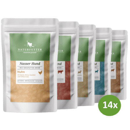 Nasser Hund Pouch-Spar-Kombi - Naturfutter Nassfutter