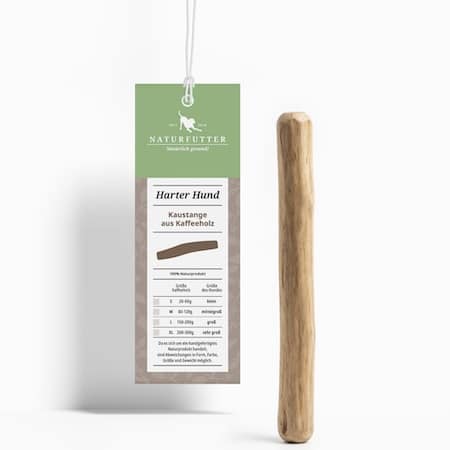 Harter Hund Kaffeeholz | Naturfutter Kaustab