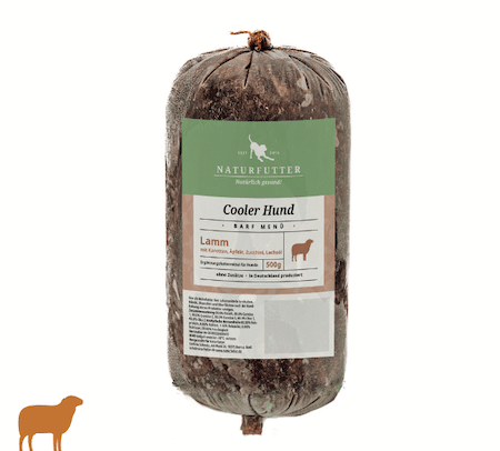 Cooler Hund Lamm Menü